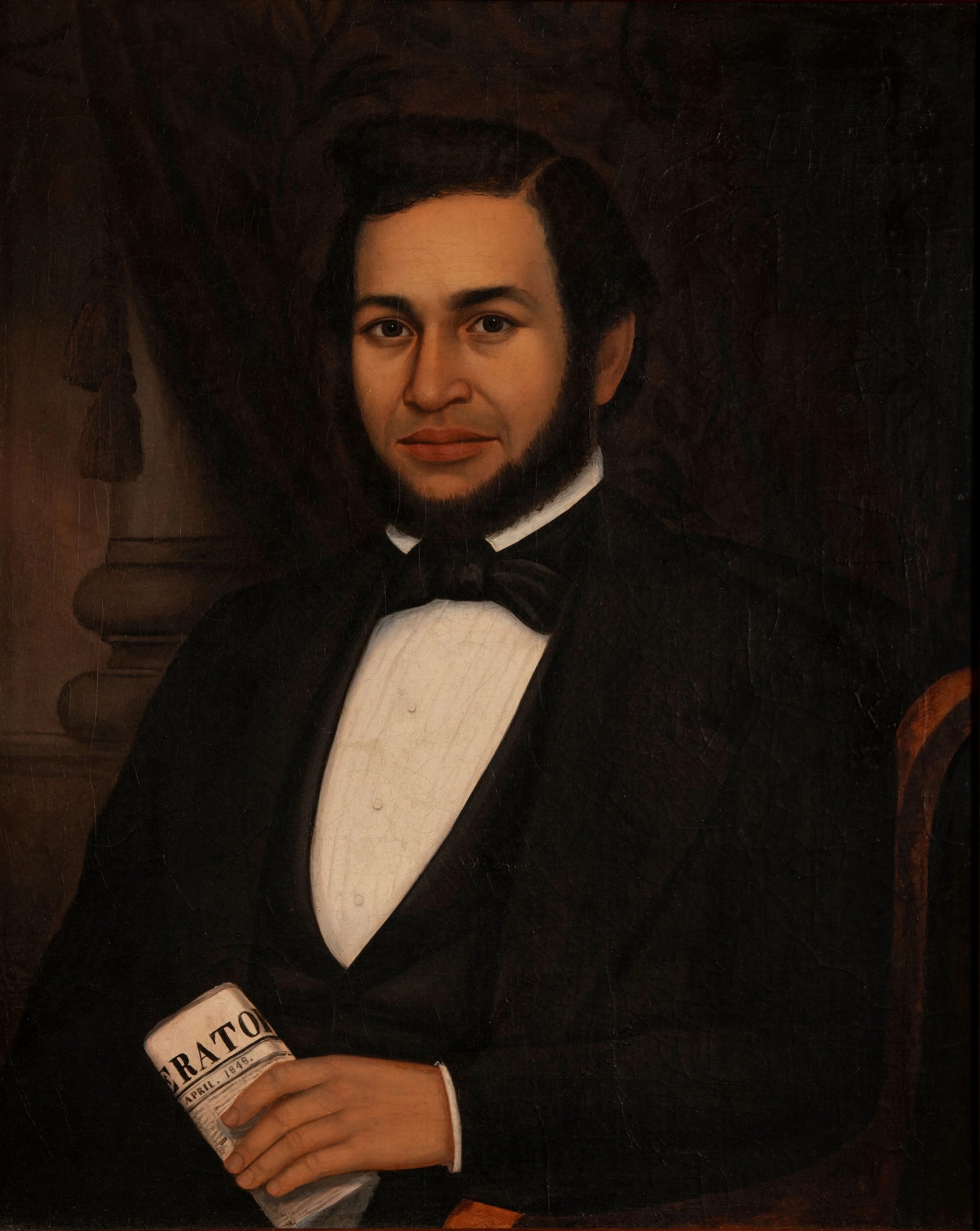 The only known image of John Jacobs (currently known as The Man Holding the Liberator)