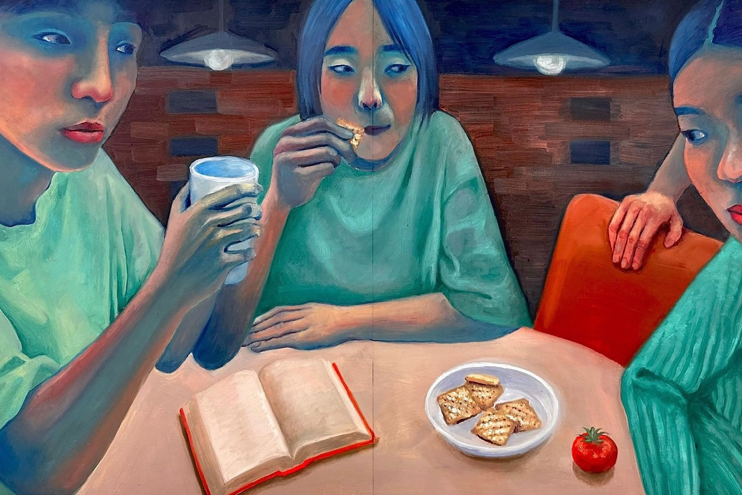 illustration by a painting major interested in UX