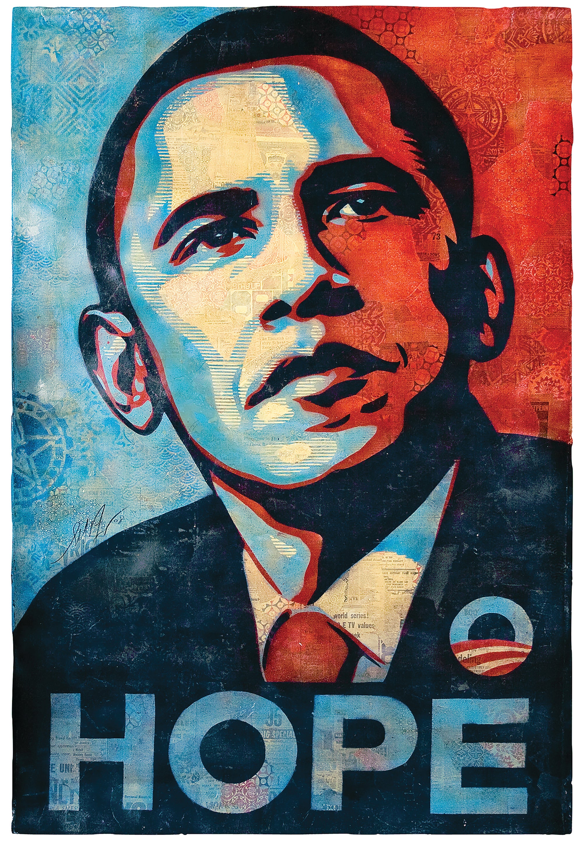 Obama Hope campaign poster