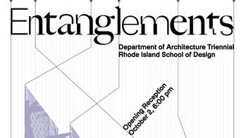 show poster featuring intersecting lines