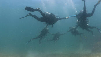 underwater divers