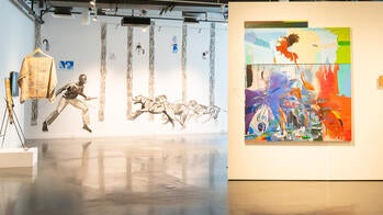 gallery view of RISD Black Biennial 2026