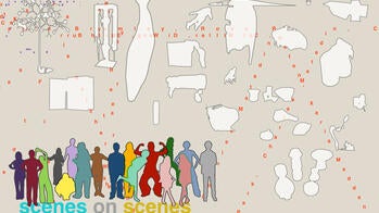 abstract show poster