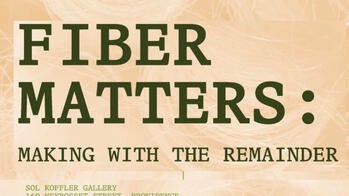 show poster: Fiber Matters