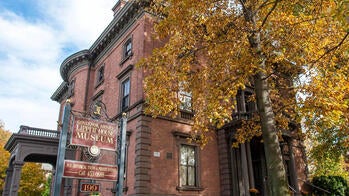 exterior shot of Lippitt House in autumn