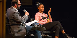 Kara Walker MFA 94 PT/PR  visiting RISD