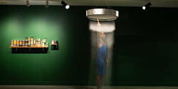 the artist activates This Fire That Warms You show at RISD