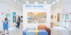 Gallery view of 2026 RISD Emerging Exhibition on Martha's Vineyard
