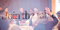 group discussion around the long table
