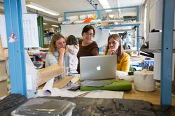 Landscape Architecture faculty Lili Hermann with students