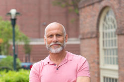 a portrait of RISD faculty member Robert Brinkerhoff