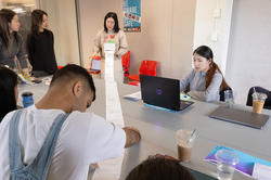 the class examines a project about extinct languages