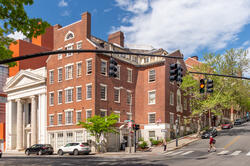 Streetview of the old college building.