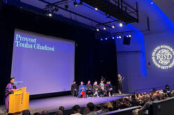 Provost Touba Ghadessi speaks at Convocation 2025