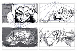 four-cell storyboard