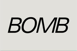 BOMB magazine press logo