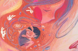 detail of an illustration for a children's book