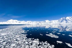 photo of melting glaciers