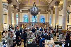 crowds of book lovers at UNBOUND 2026 in the Fleet Library at RISD