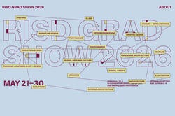 Grad Show 2026 landing page showing department names