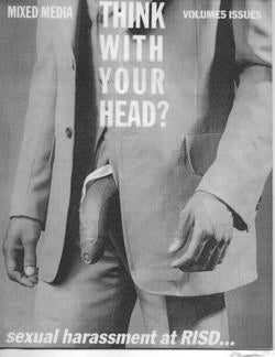 Man in suit with penis hanging out of zipper