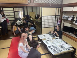 students learn in a classroom setting in japan