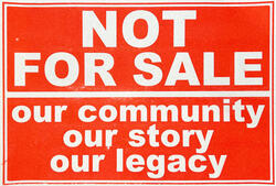 William Estrada, Not for Sale, 2024. Risograph print.