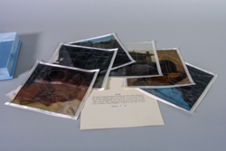 a series of photos on a table