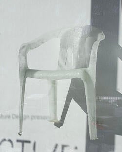 Plastic chair by Spencer Peterson