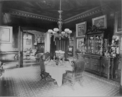 Lippitt House Museum Dining Room in 1893