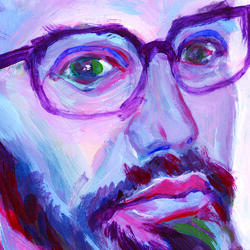 Rich Rose pastel portrait
