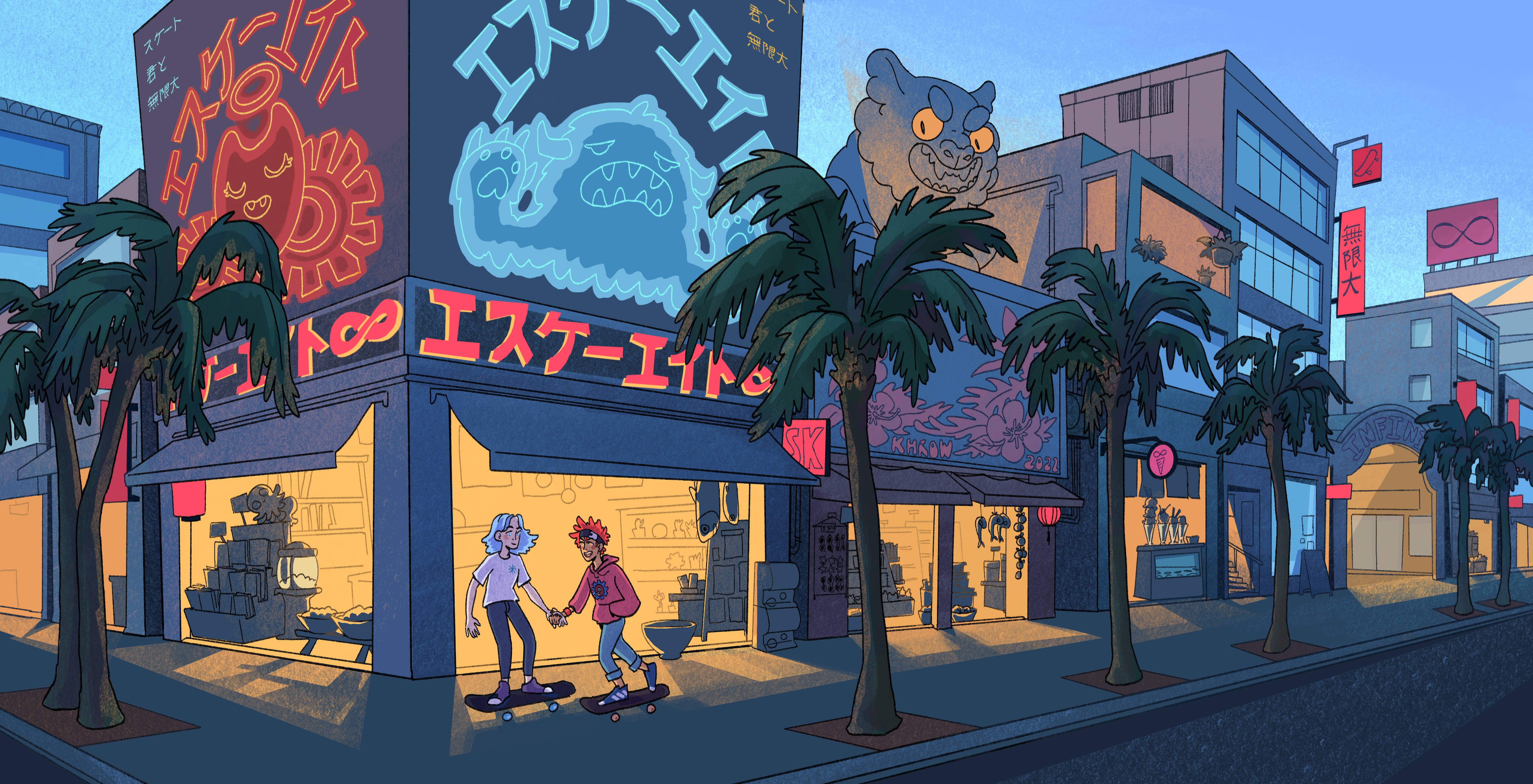 another background design for animated television