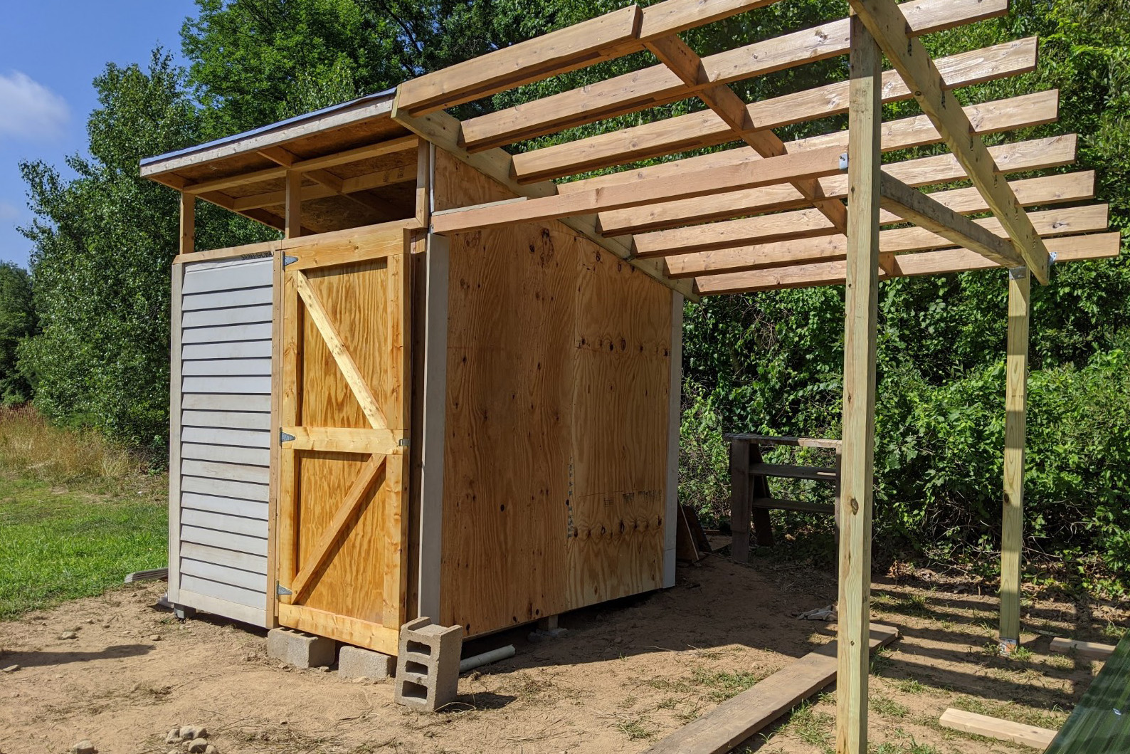 photo of improved garden shed
