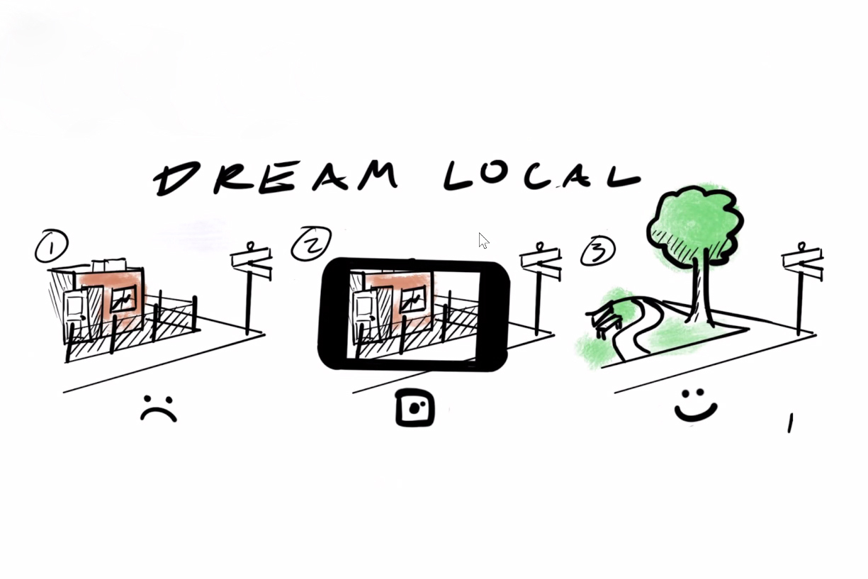 sketched diagram reading dream local