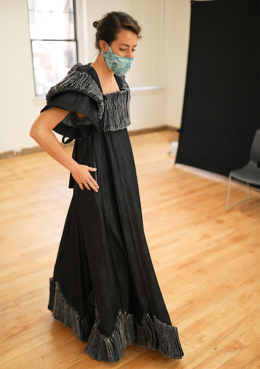 Model wears dress by Kyra Buenviaje 20 AP