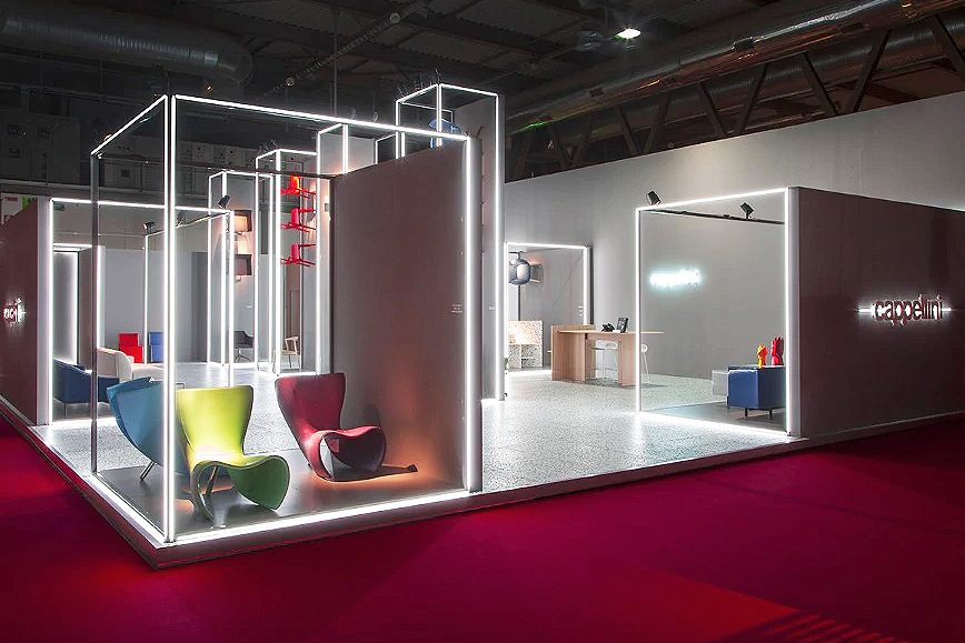 Cappellini booth at Salone del Mobile 2018