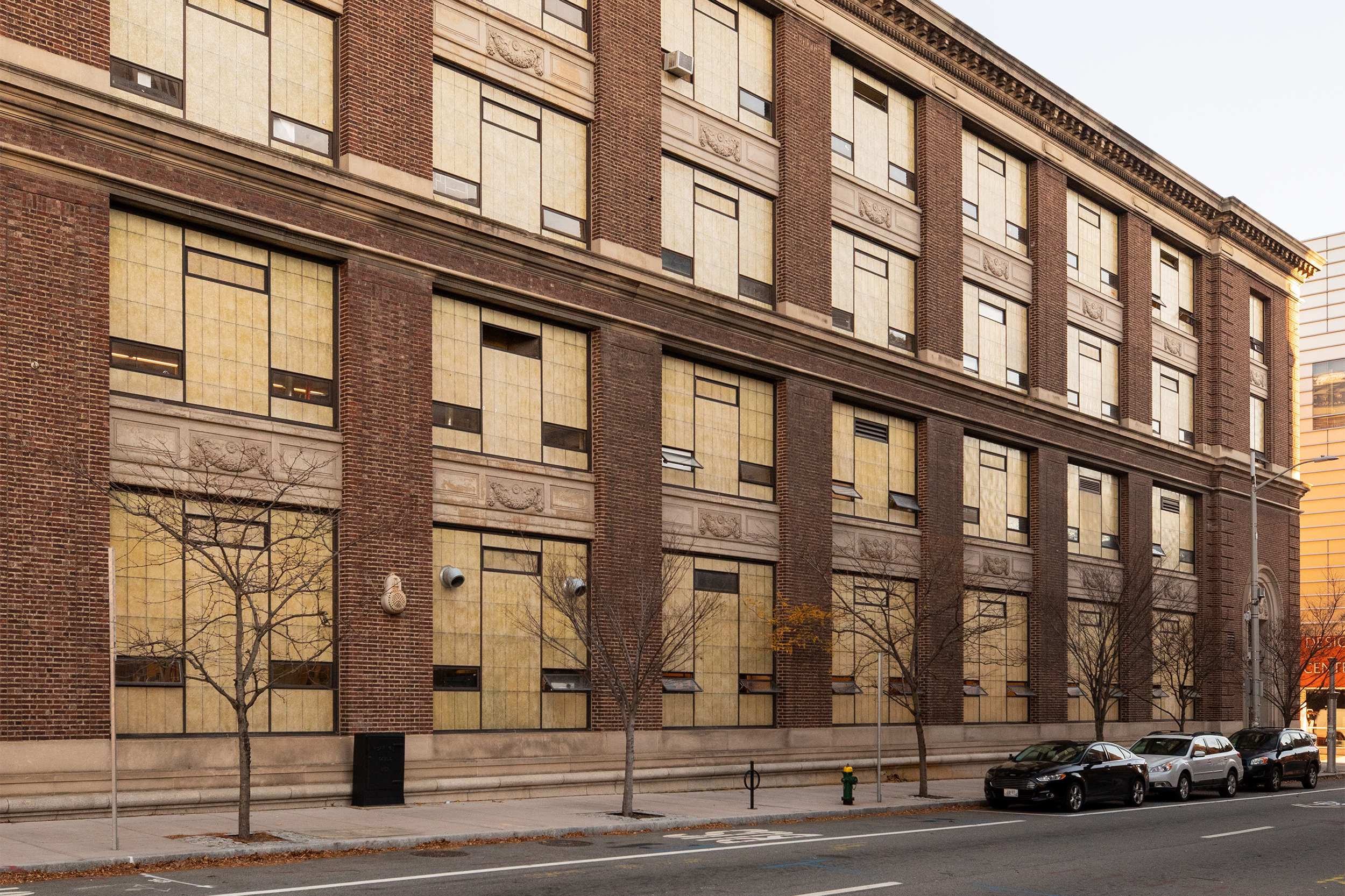 front view of the Metcalf Building