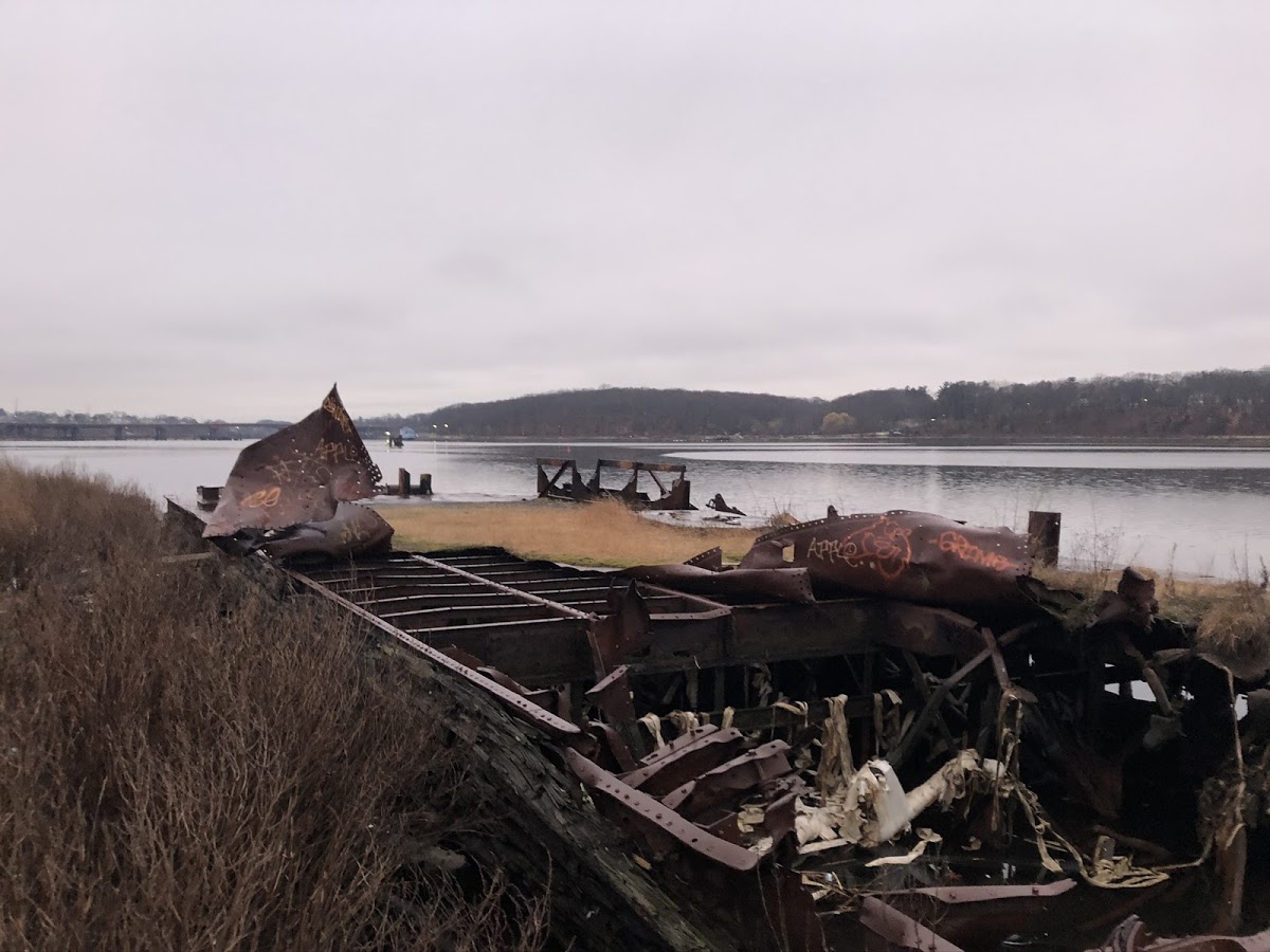 Abandoned dock area of Phillipsdale Historic Village, East Providence, RI