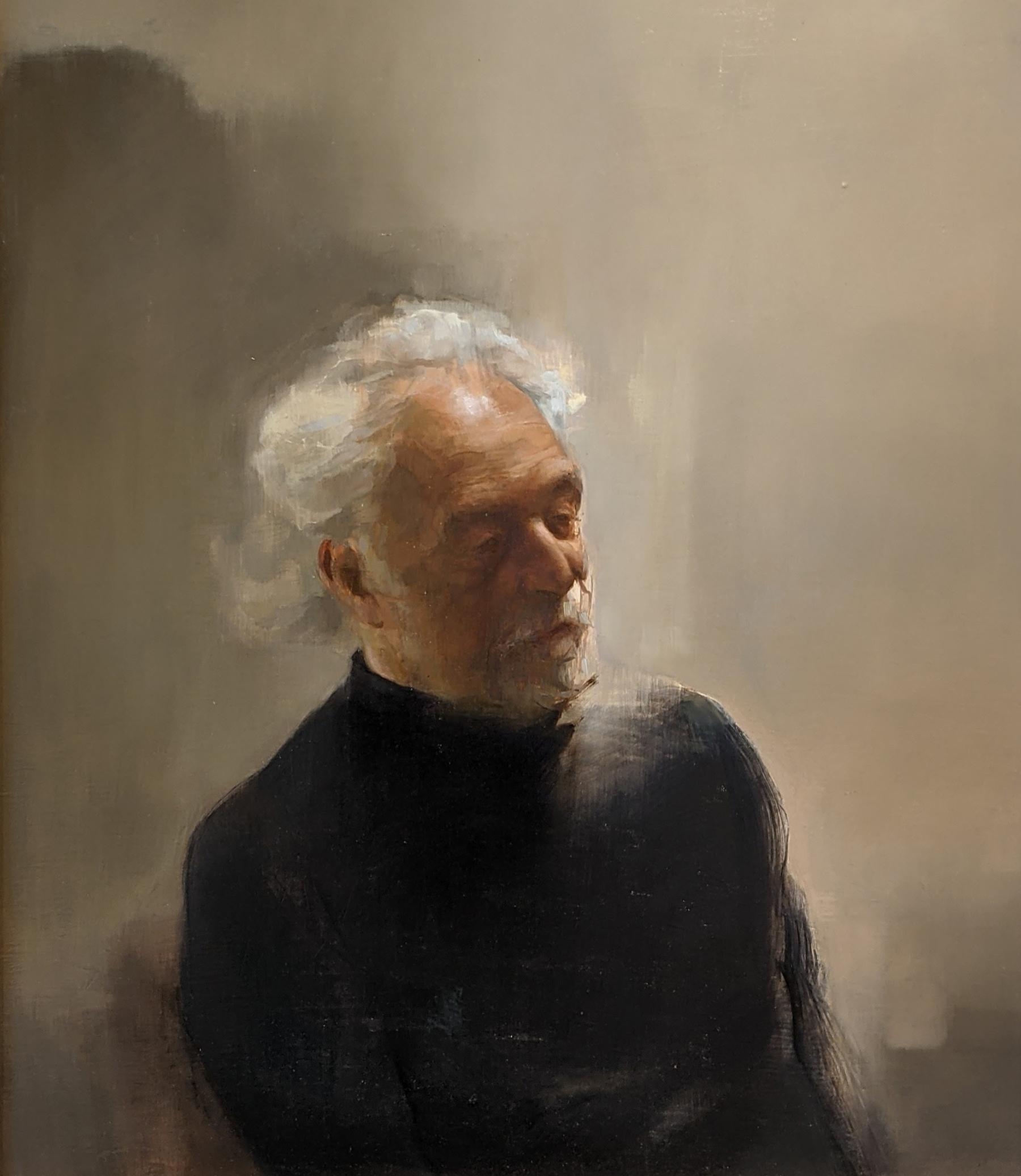 painting of a man by Eleanor Lazarek