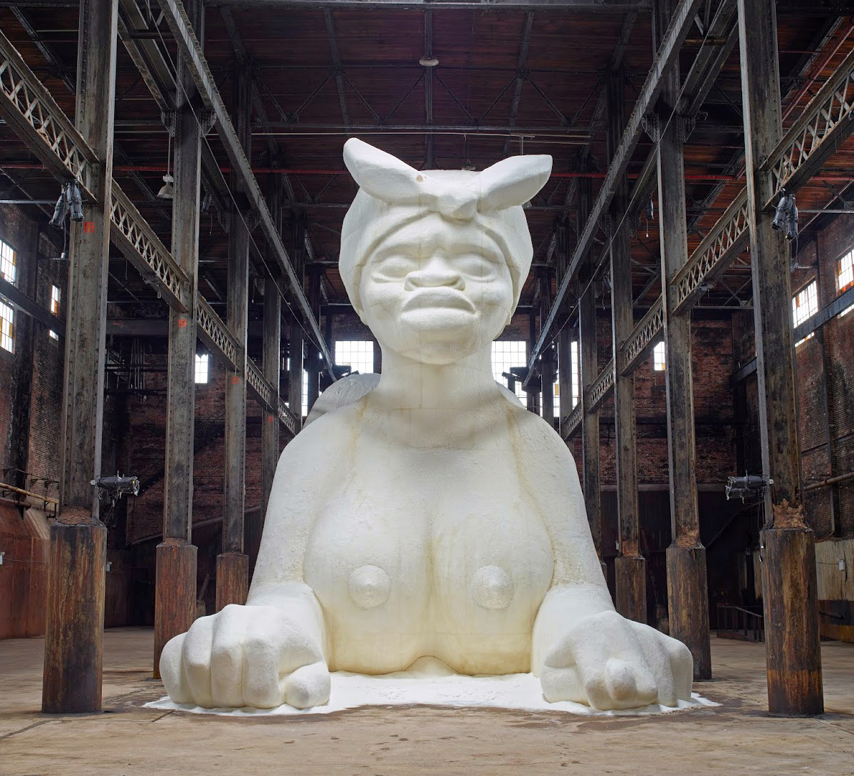 Sugar Baby sculpture by Kara Walker MFA 94 PT/PR