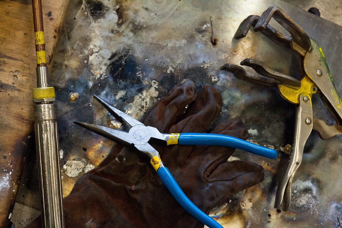 Tools on workbench