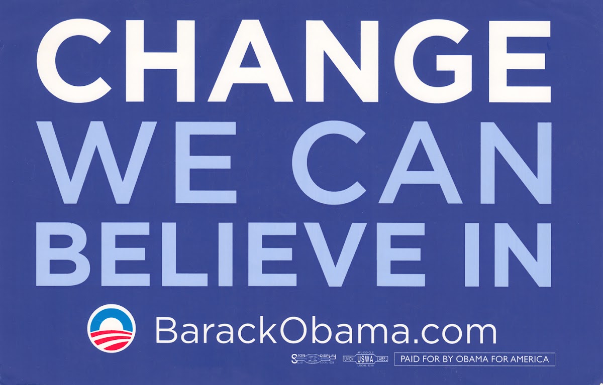Obama campaign poster