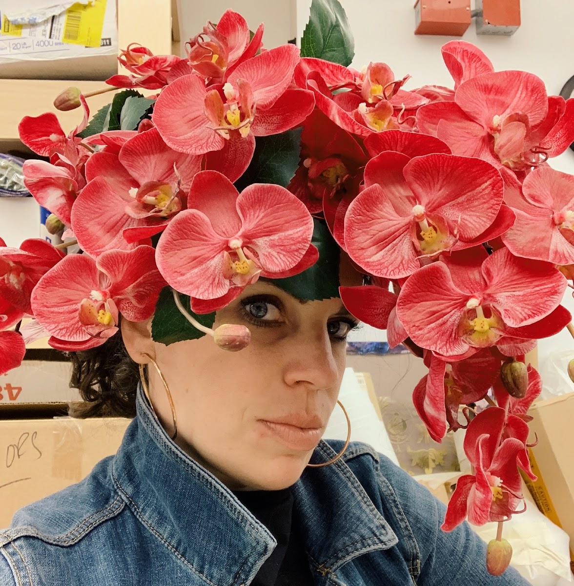 Orchid hat by Kelly C. Knapp MLA 10