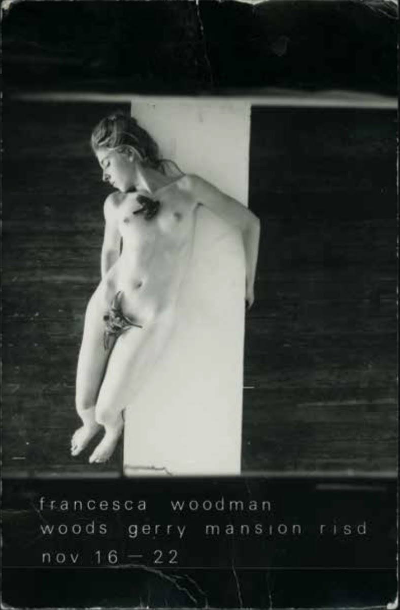 Postcard from 1978 Francesca Woodman 79 PH Woods-Gerry show 