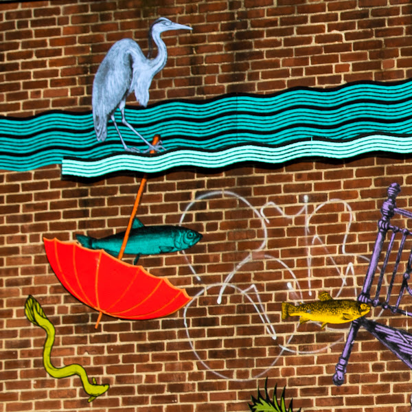 Detail from What's in the river mural by Keri King 05 IL