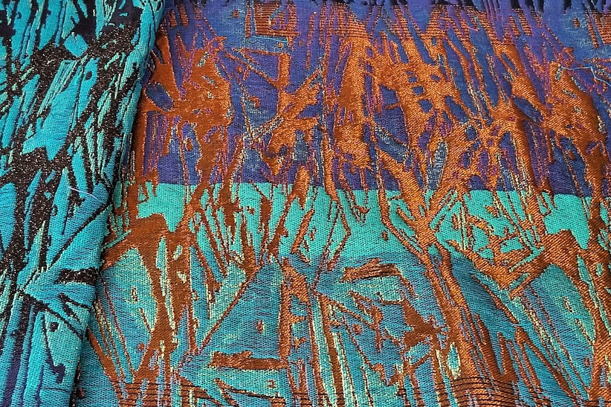 detail from Weaving My Own Ocean by Textiles tech Polly Spenner 10 TX