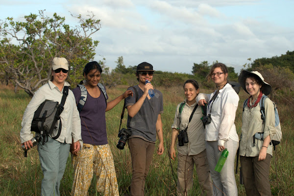 Professor Nicole M. Merola and students in Guyana