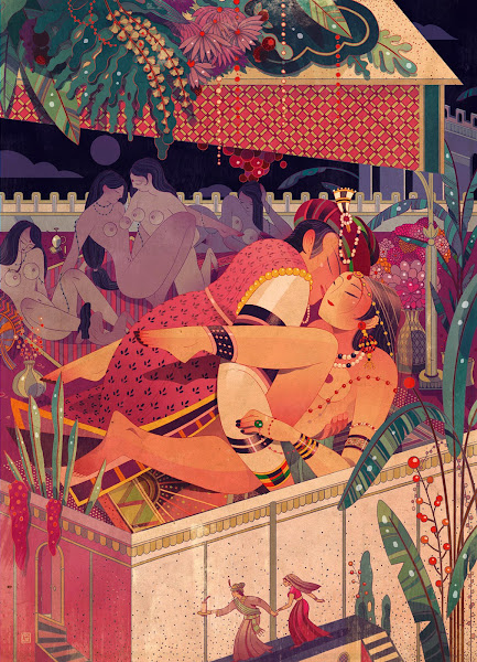Illustration by Victo Ngai 10 IL from a new collector’s edition of the Kama Sutra