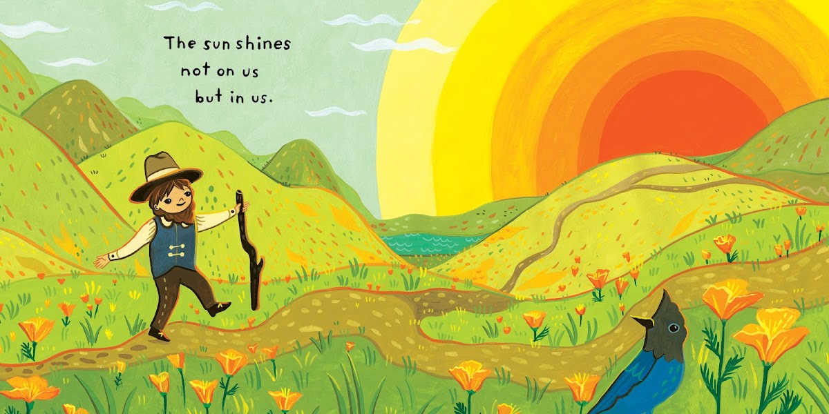 Spread from Susie Ghahremani 02 IL's children's book Little Muir's Song