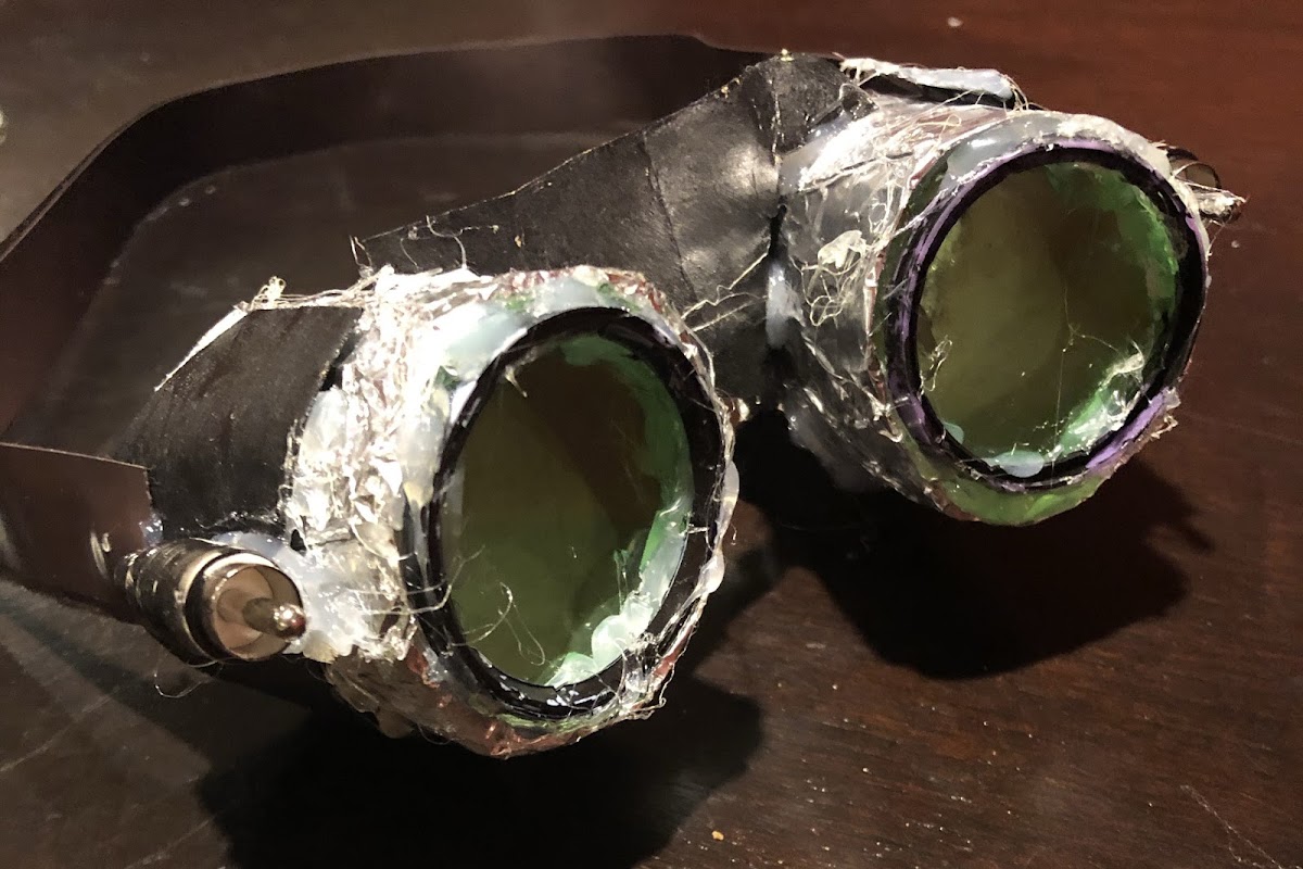Steampunk goggles by Kareem Kader